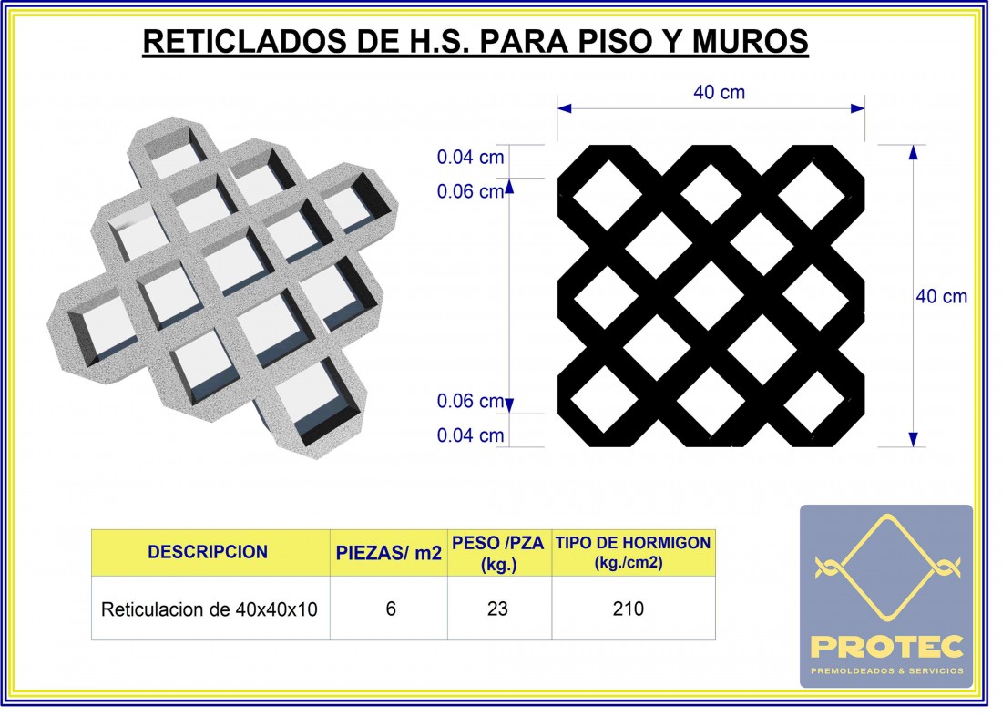 imagen de producto: Pisos Reticulados